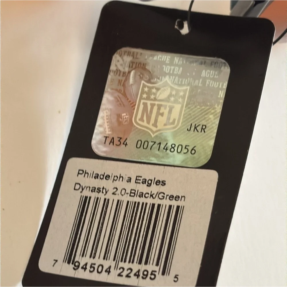NFL Philadelphia Eagles Sunglasses Dynasty 2.0 Black with Green Tips